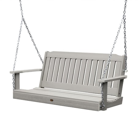 Highwood Usa 5ft Lehigh Porch Swing Outdoor Furniture for Patio, Backyard, Garden AD-PORL1-HGR